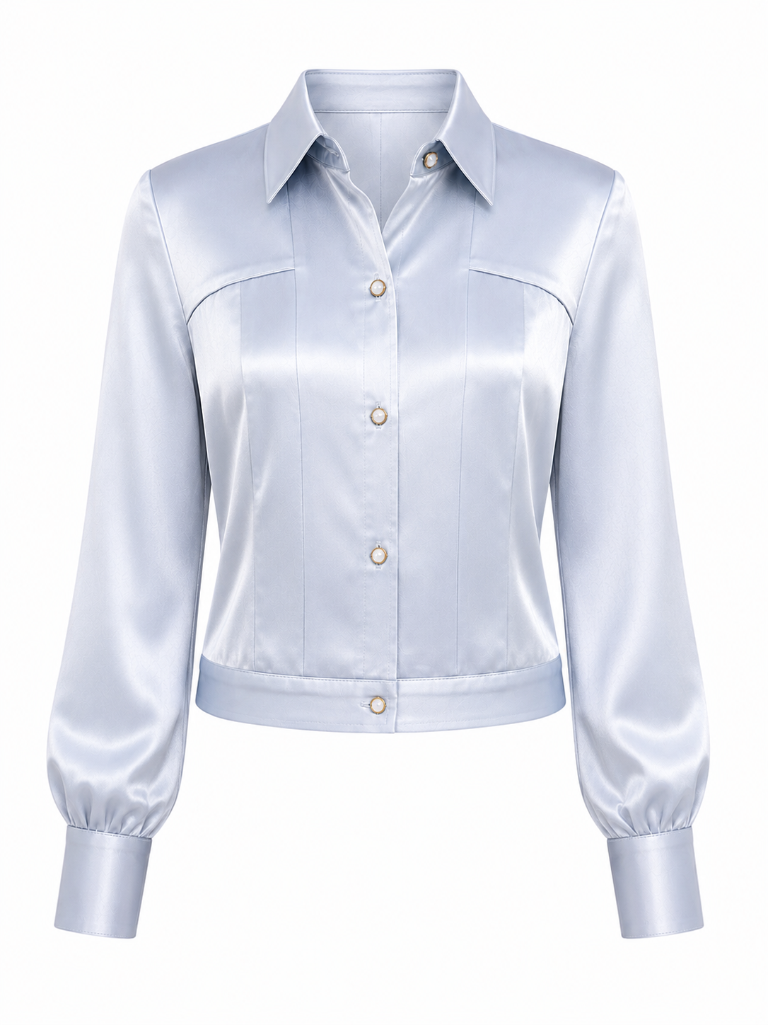 Saint Claire Blouse Acetat Iceblue