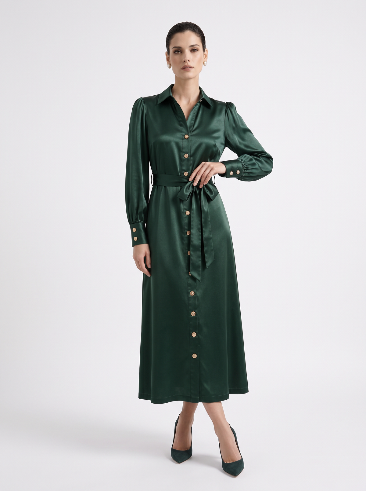 Laurent Maxi Dress Emerald
