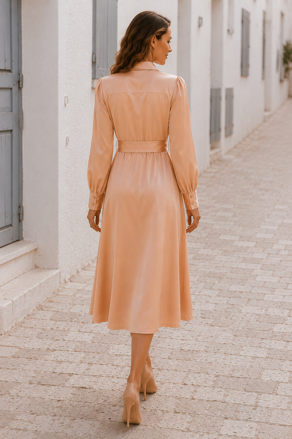 Laurent Dress Peach